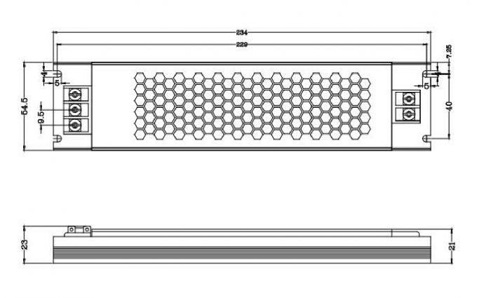 Fonte de alimentação 12Vdc da caixa leve de HUA XIN 12.5A motorista do diodo emissor de luz de 150 watts 0